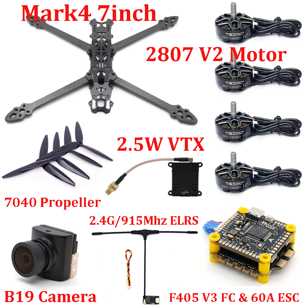 F405 Flight Controller - Комплект рамы Mark4 7 дюймов, F405