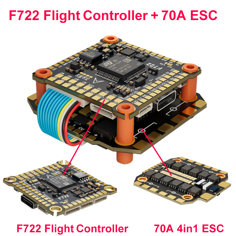 Контроллер полета DAKEFPV F722 – обзор и цена F722 Flight Controller