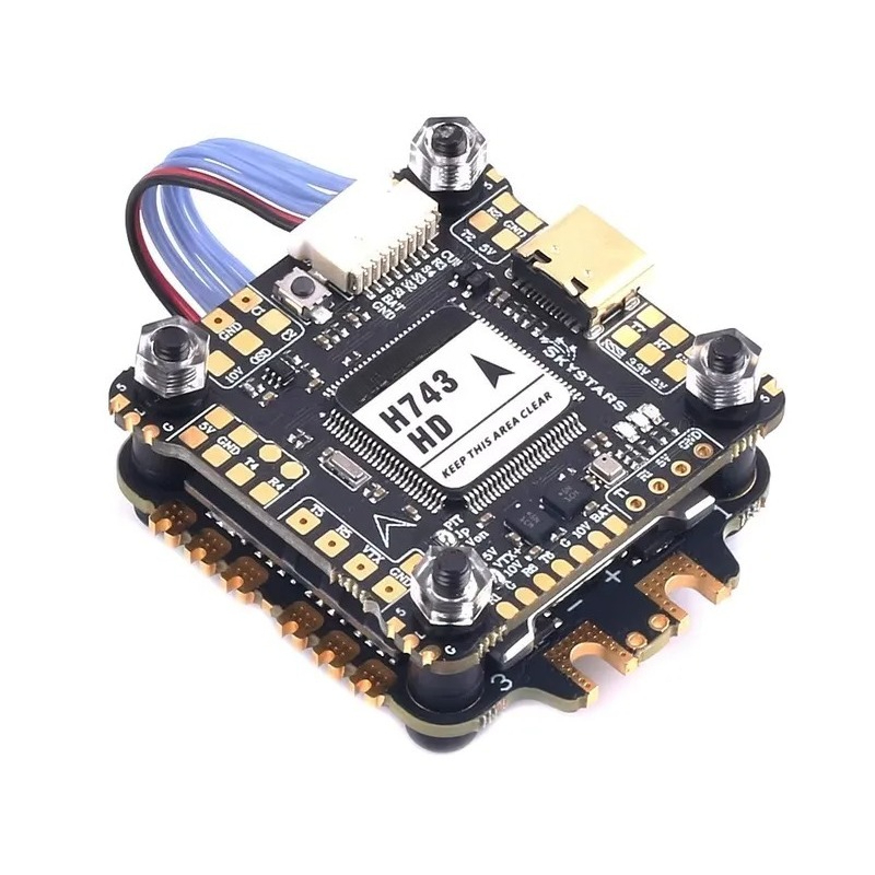 SKYSTARS H743 – комплект для у – обзор и цена 4 In 1 Esc
