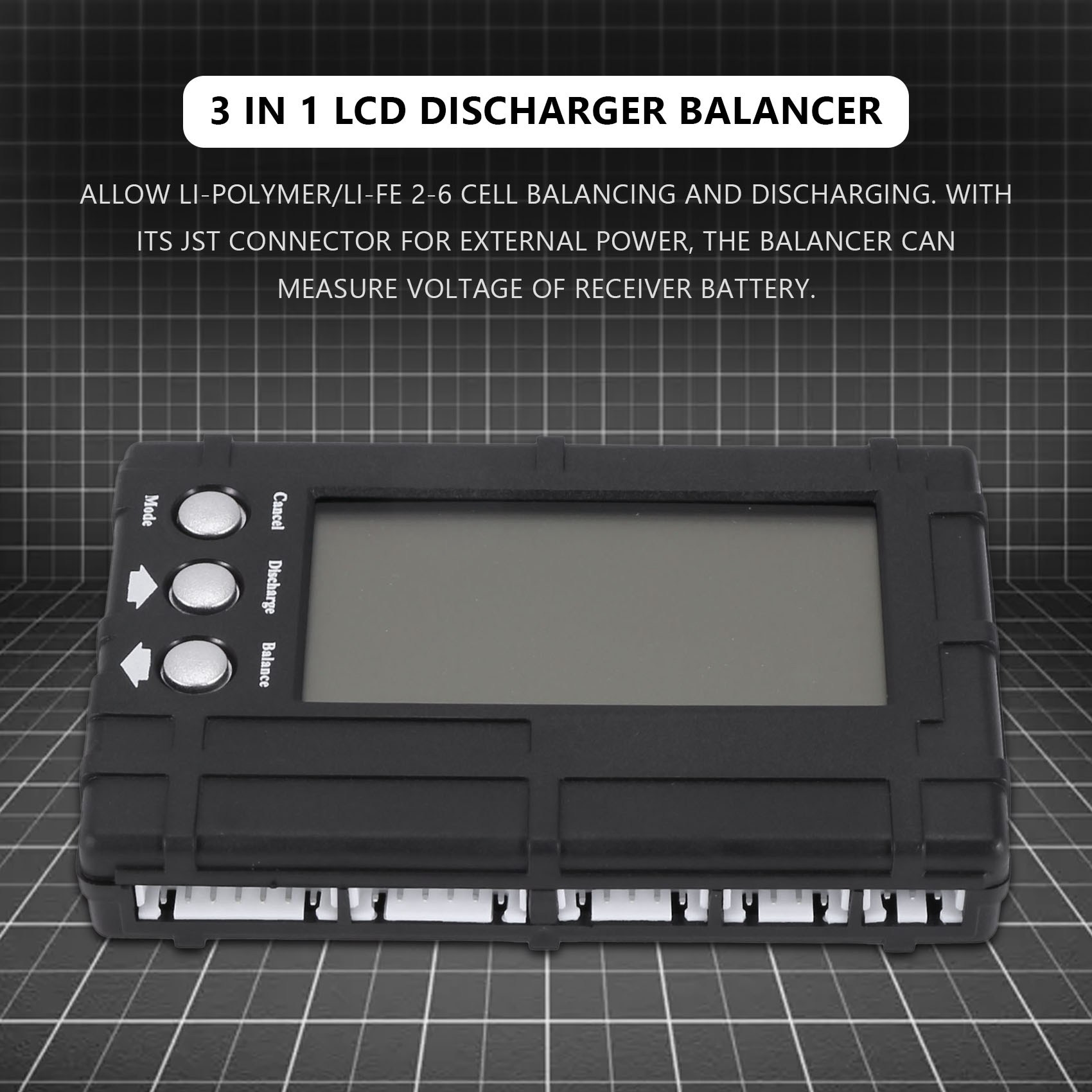 3 в 1, ЖК-дисплей, радиоуправл – обзор и цена Lipo Battery 6S